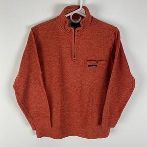 Yohji Yamamoto Sacsny Y’Saccs 1/4 zip cotton blend pullover sweater, M